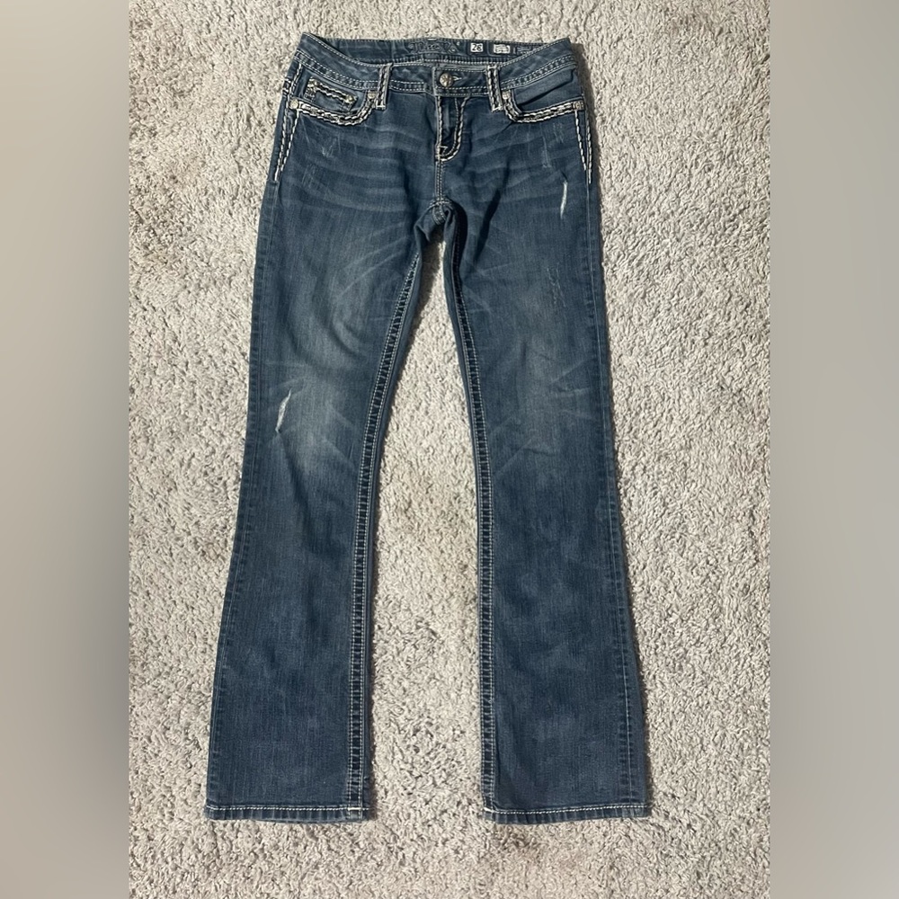 Miss Me Denim Mid Rise Slim Bootcut - Picture 2 of 8
